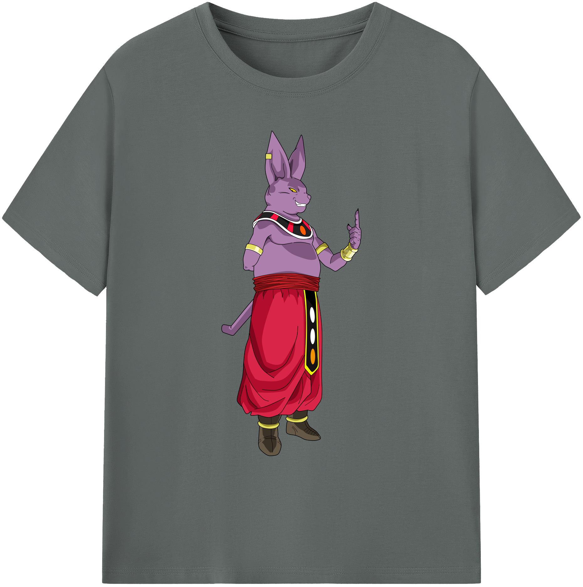 （画像用） ドラゴンボール シャンパ DRAGON BALL Champa 綿100％ メンズ半袖Tシャツ｜肌触りやわらか＆通気性
